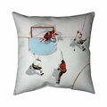 Fondo 26 x 26 in. Eventful Hockey Game-Double Sided Print Indoor Pillow FO2791769